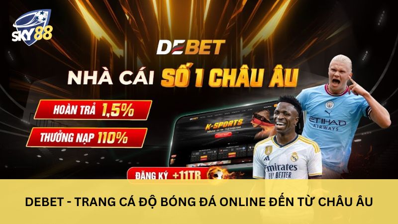 Trang cá độ bóng đá Online Debet