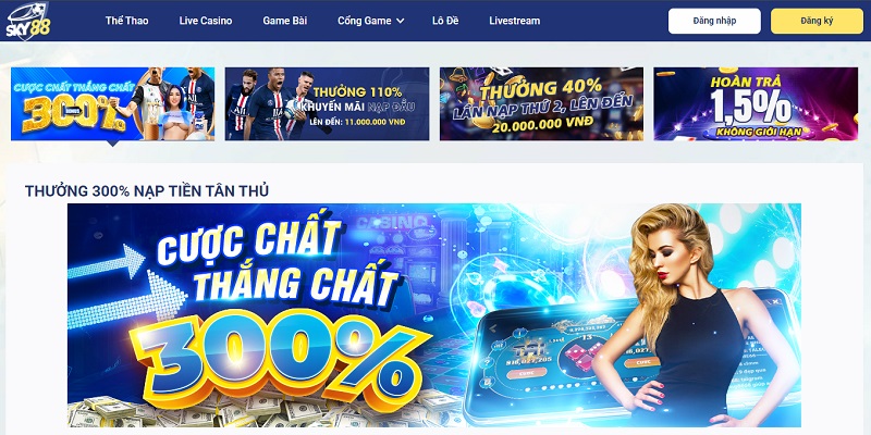 Ưu đãi tại sky88